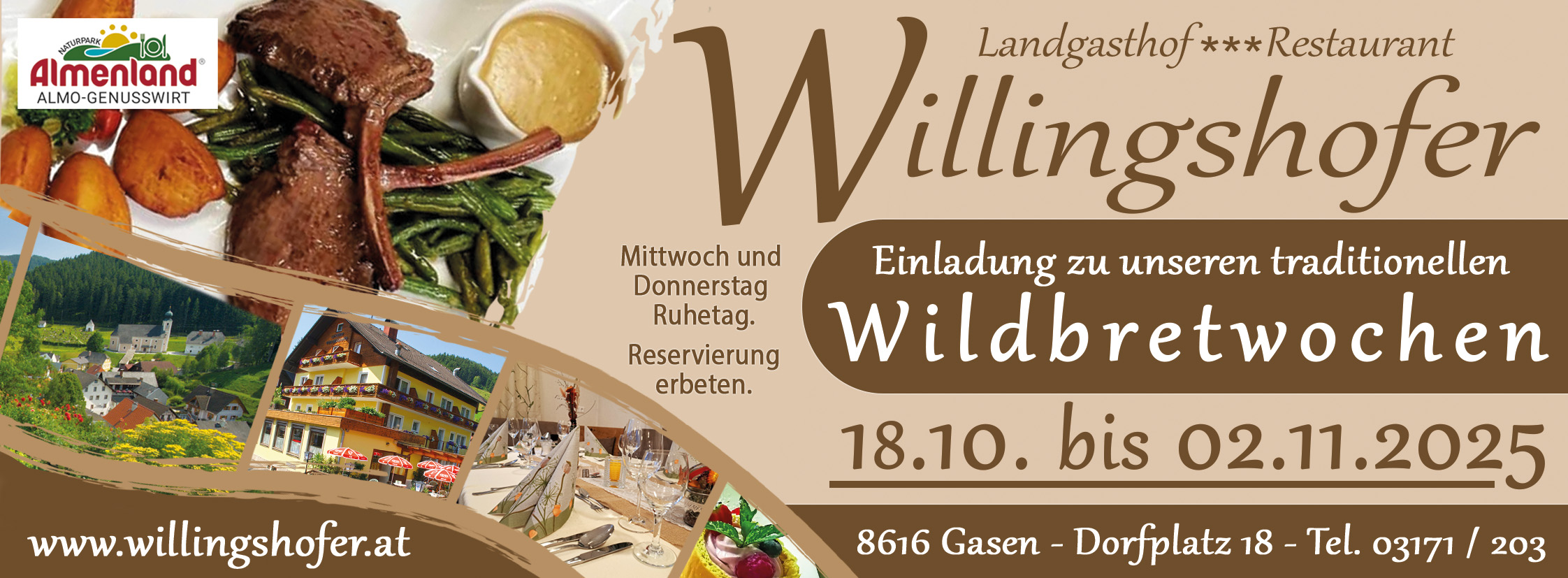Gh. Willingshofer Wildbretwoche Heimatblick quer